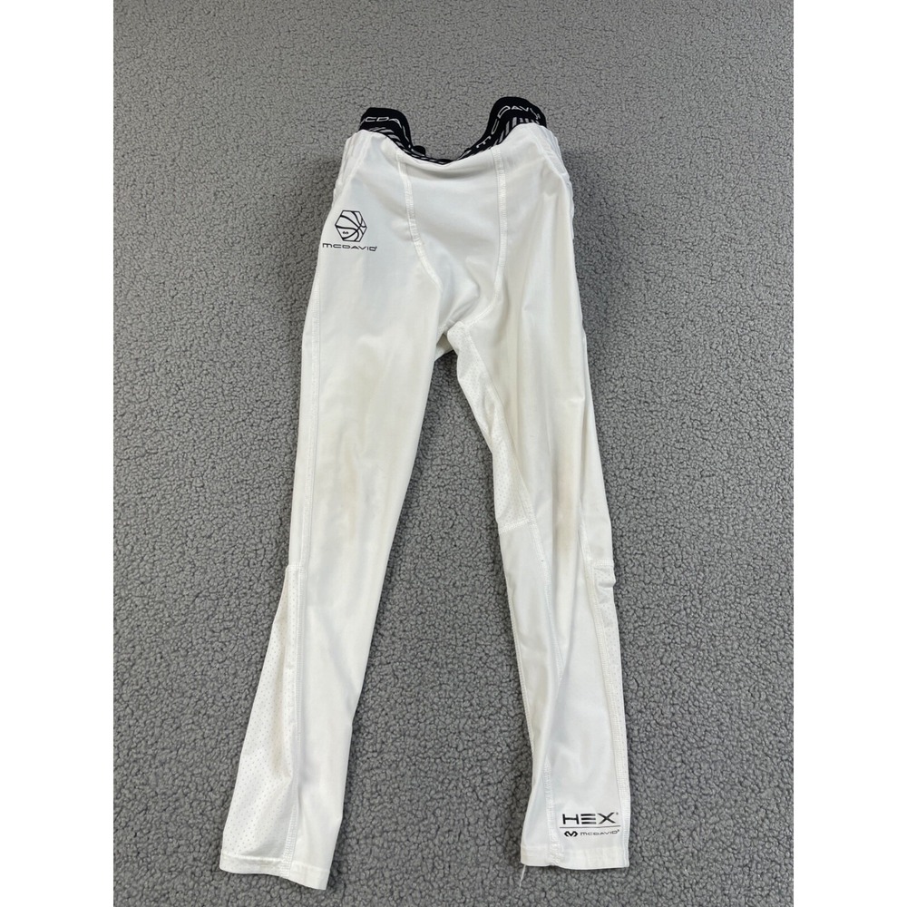 McDavid Pants Small White Basketball Hip‎ Tailbone Pads Hex Compression